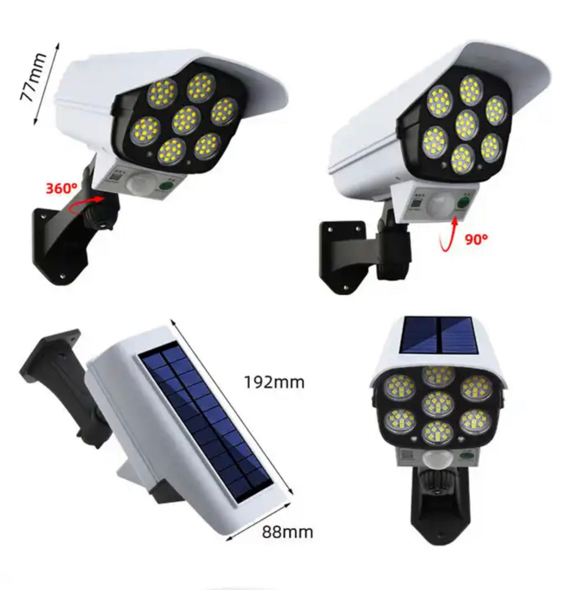 🔥 Compra 1 y Llévate 3 — Lámpara Solar Cámara con Control