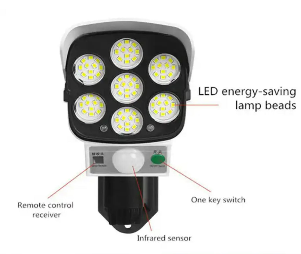 🔥 Compra 1 y Llévate 3 — Lámpara Solar Cámara con Control